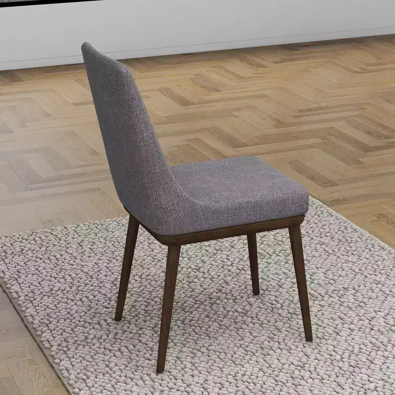 Sedia da pranzo in velluto verde/grigio, schienale basso senza braccioli, set da 2