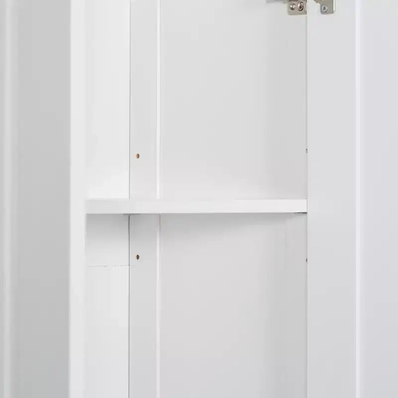 Armadietto portaoggetti indipendente con 2 ante, nero/bianco, legno MDF