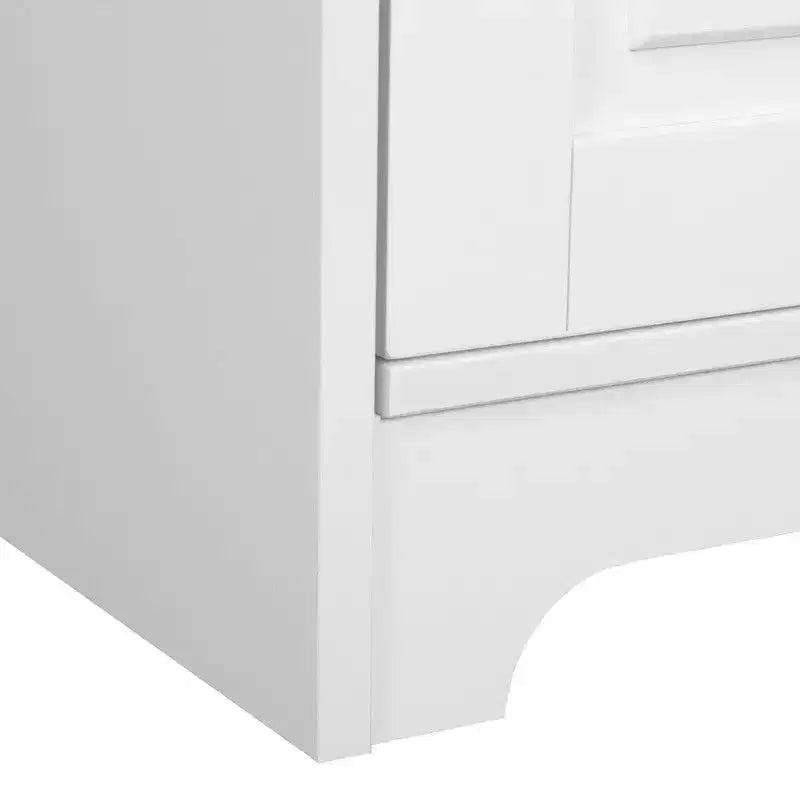 Armadio bianco a doppia anta per 1