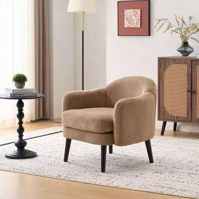 Poltrona imbottita, Beige/Nero/Marrone/Grigio/Verde/Bianco, Sedile singolo
