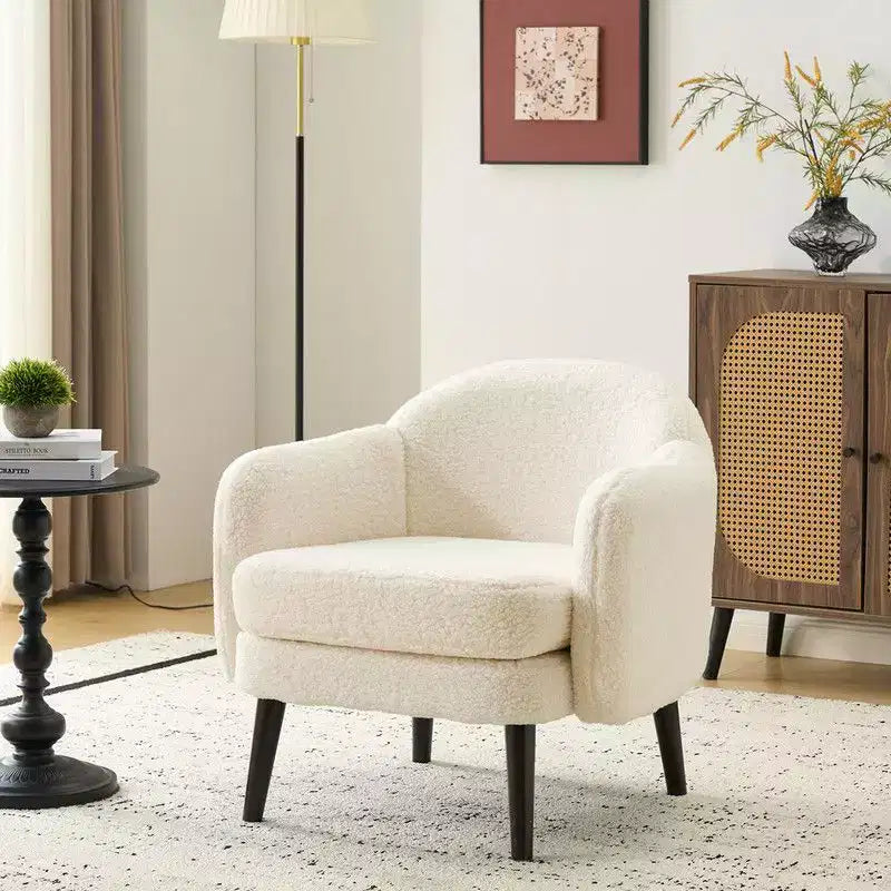 Poltrona imbottita, Beige/Nero/Marrone/Grigio/Verde/Bianco, Sedile singolo