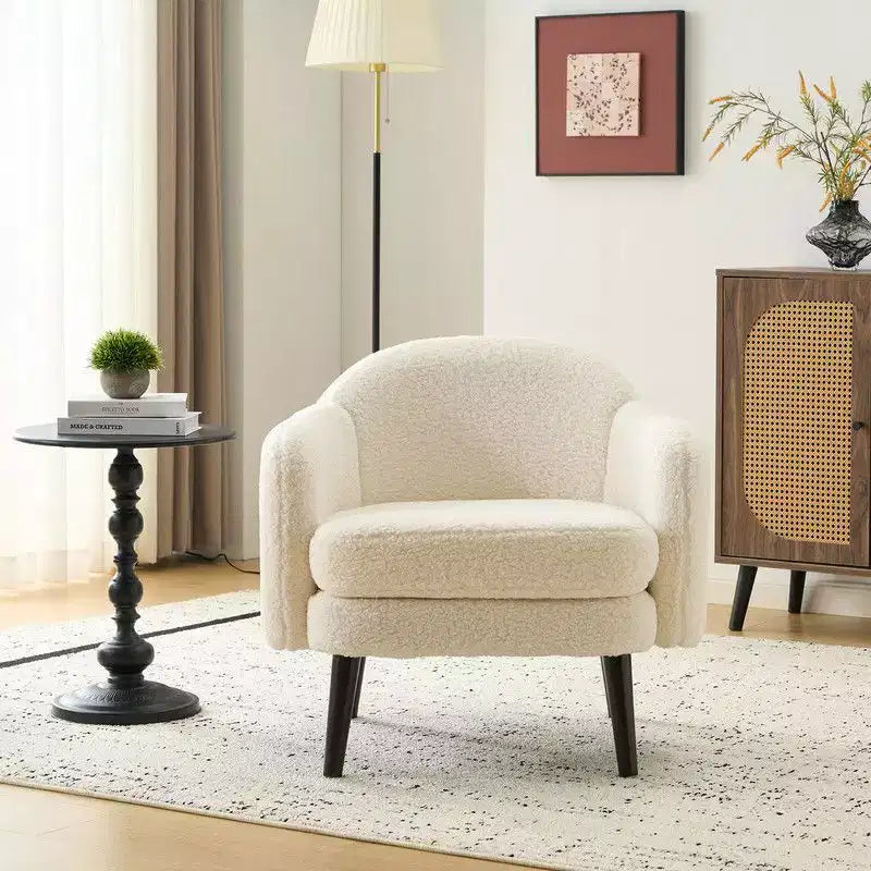 Poltrona imbottita, Beige/Nero/Marrone/Grigio/Verde/Bianco, Sedile singolo