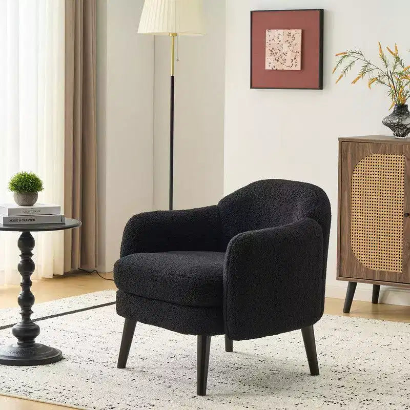 Poltrona imbottita, Beige/Nero/Marrone/Grigio/Verde/Bianco, Sedile singolo