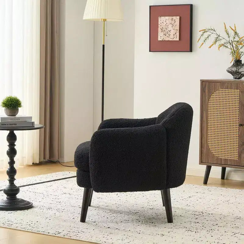 Poltrona imbottita, Beige/Nero/Marrone/Grigio/Verde/Bianco, Sedile singolo
