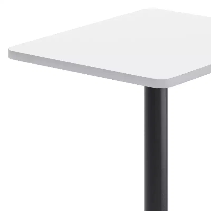 Set da Tavolo Bar Rettangolare Grigio/Bianco, 2 Posti