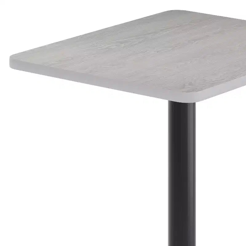 Set da Tavolo Bar Rettangolare Grigio/Bianco, 2 Posti
