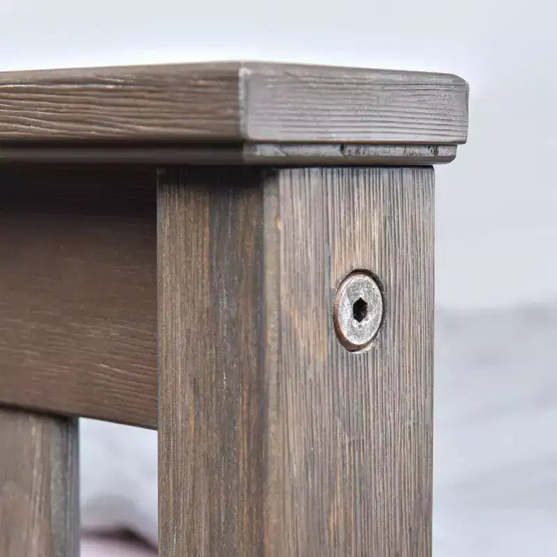 Struttura letto matrimoniale Clay / Pecan / Noce – Testiera a doghe, Stile piattaforma, 1 posto